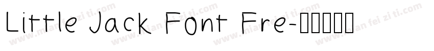 Little Jack Font Fre字体转换